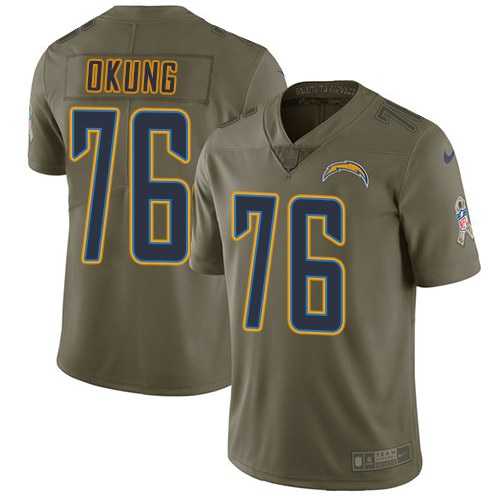 Nike Chargers 76 Russell Okung Olive Salute To Service Limited Jersey Dzhi,We sell and wholesale Nike Chargers 76 Russell Okung Olive Salute To Service Limited Jersey Dzhi on line form chian!